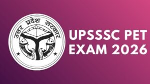 UPSSSC PET Exam 2026